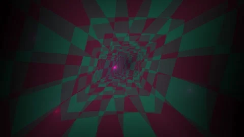 Geometric Pattern Red Green Shapes. Stock Footage 337505471