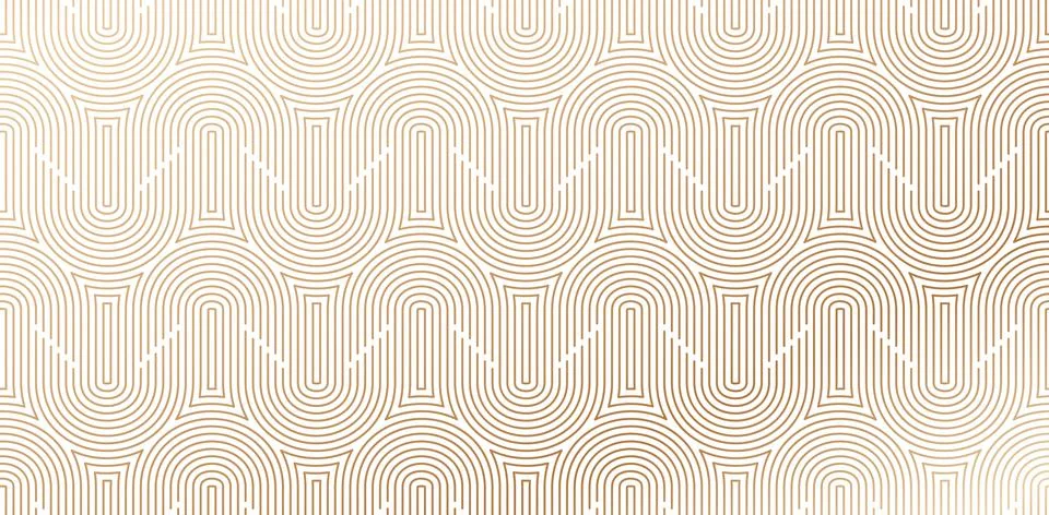 Geometric pattern rounded wave イラスト素材