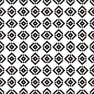 Geometric pattern seamless abstract background monochrome vector file 스톡 일러스트