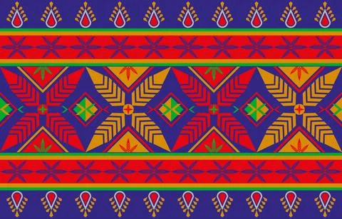 Geometric pattern seamless background Suitable for printing on fabrics Illustrazione stock