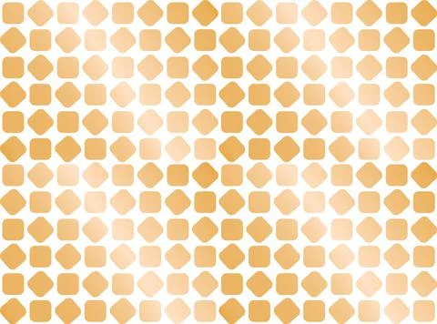 Geometric pattern seamless. Golden tile square, orange rhombuses with highlig Stock Illustration