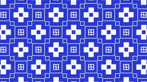 Geometric pattern seamless looping animated background, geometrical ornament Stock Footage 148105478