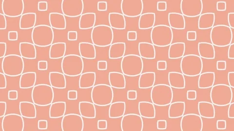 Geometric pattern seamless looping animated background, geometrical ornament Video stock 149494063