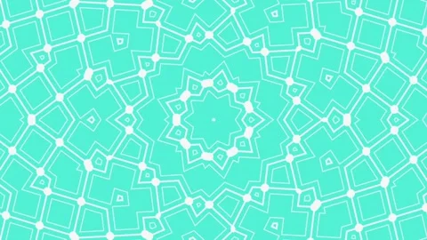Geometric pattern seamless looping animated background, geometrical ornament Stock Footage 151400938