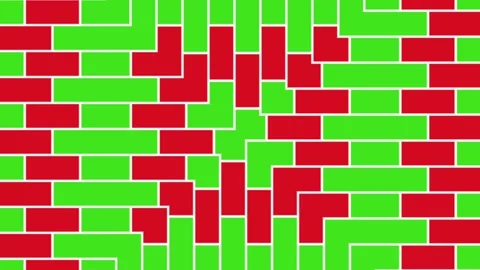 Geometric pattern seamless looping animated background, geometrical ornament Stock Footage 152421797