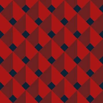 Geometric pattern, seamless usa color style texture. Stock Illustration