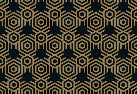 The geometric pattern. Seamless vector background. Stock Illustration