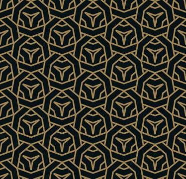 The geometric pattern. Seamless vector background. Stock Illustration