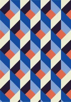 The geometric pattern Seamless vector background Stock Illustration