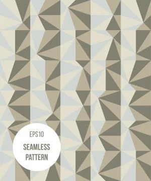 Geometric Pattern in Shades of Ash Stock Illustration