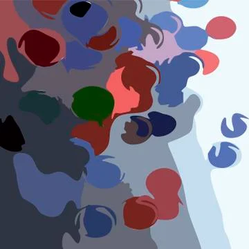 Geometric pattern of shapes vector Stock Illustration