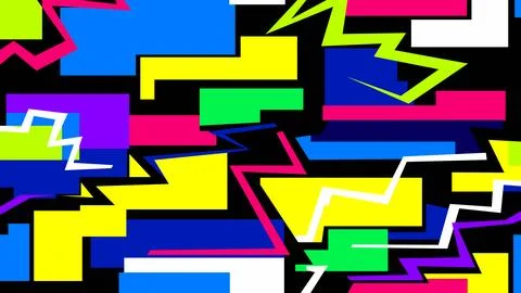 Geometric pattern with sharp lines and rectangles abstract background abstrac Stock Illustration