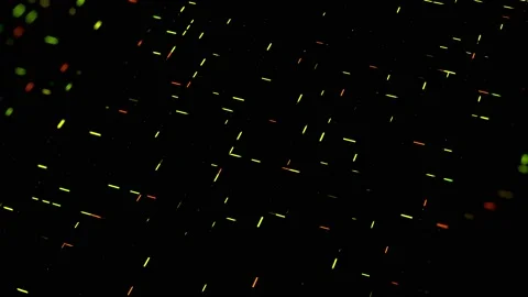 Geometric pattern with short dashes moving fast one by one perpendicular to each Stock Footage 130248510