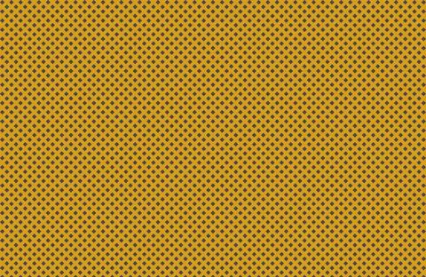 Geometric pattern with small dark squares on a mustard yellow background te.. Stock Illustration