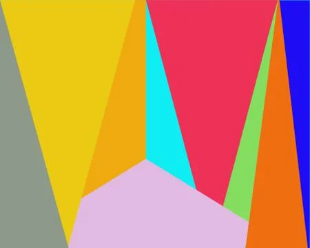 Geometric pattern in a square Stock Illustration