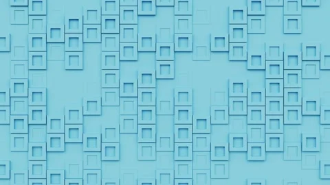 Geometric pattern with square shapes, looping abstract animated background Stock Footage 161593205