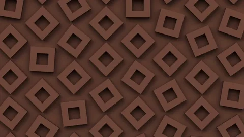 Geometric pattern with square shapes, looping abstract animated background Stock Footage 161593230
