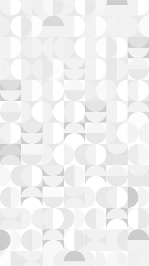 Geometric pattern with squares, circles and semi circles Stock Footage 313649681