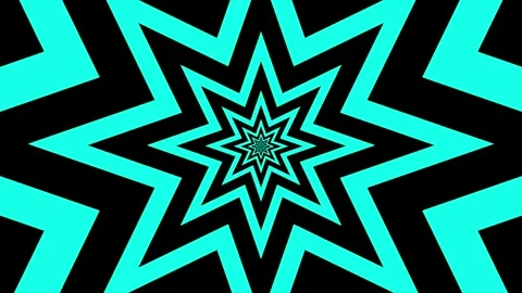 Geometric Pattern with Star Shape Design. Stock Footage 333520503