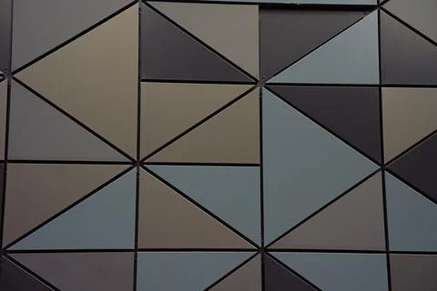 Geometric pattern static, in abstract, with triangles, squares, from a clos.. Stock Photos