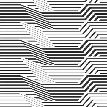 Geometric pattern by stripes Stock Illustration