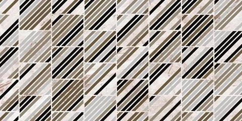 Geometric pattern stripes lines and marble texture Stock Illustration