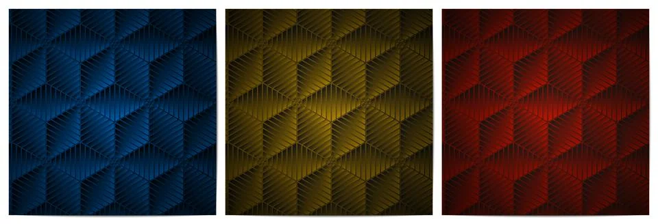 Geometric pattern stripes lines with polygonal shape Stock Illustration