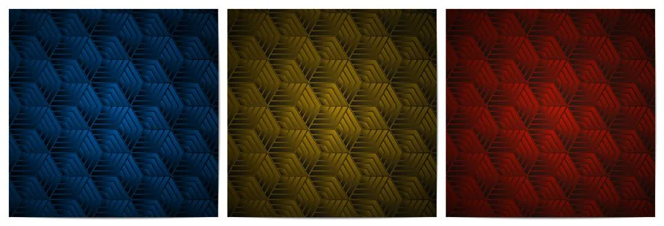 Geometric pattern stripes lines with polygonal shape Stock Illustration