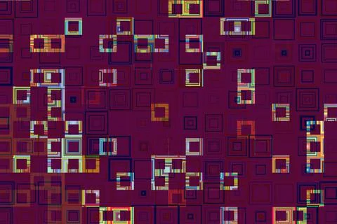 Geometric pattern template. Abstract background with modern futuristic graphi Stock Illustration