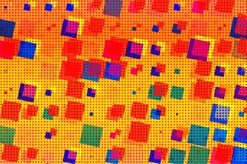 Geometric pattern template. Abstract background with modern futuristic graphi Stock Photos