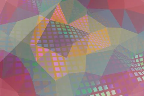 Geometric pattern template. Abstract background with modern futuristic graphi Stock Photos