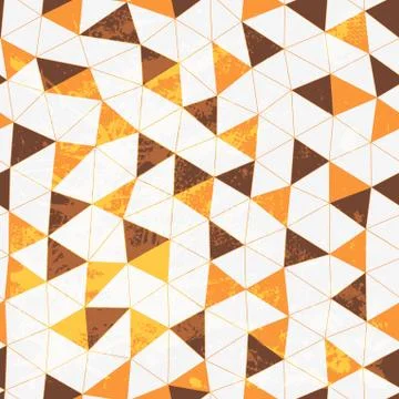 Geometric pattern. texture with triangles.mosaic. abstract hand-drawn pattern Stock Illustration