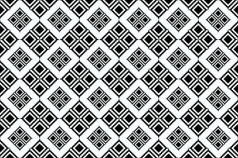 Geometric pattern traditional Design for background,carpet,wallpaper,clothing Stock Illustration