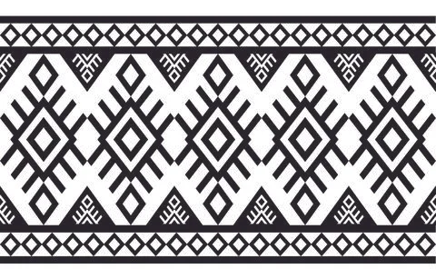 Geometric pattern traditional design for fabric, wrapping, batik, fabric, sar Stock Illustration