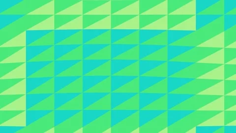 Geometric Pattern Transition in Green Blue. Stock Footage 330131018