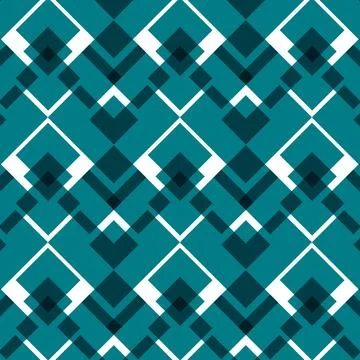 Geometric pattern on a transparent background, green quarrabs, coloring. Pa.. Stock Illustration