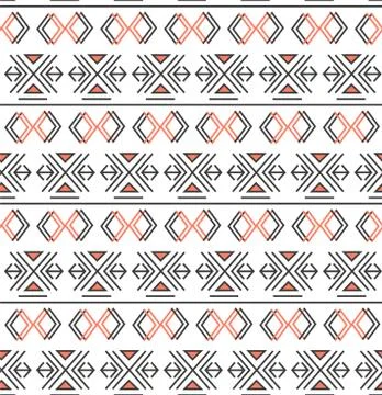 Geometric pattern with triangle and linear elements Stockillustratie