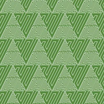 Geometric Pattern with Triangles and Lines 스톡 일러스트