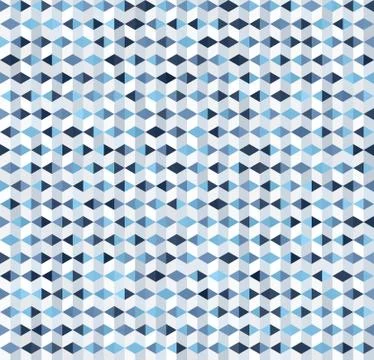 Geometric pattern with triangles and polygons. Seamless vector Illustrazione stock