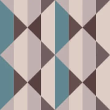 Geometric pattern of triangles and squares. Colorful abstract mosaic background Illustrazione stock