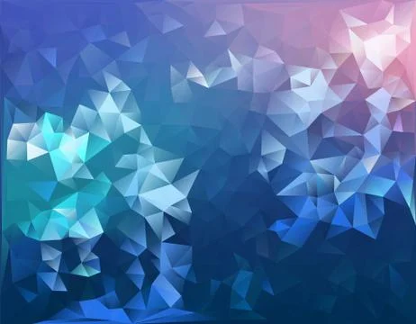 Geometric pattern triangles background, polygonal backdrop. Eps 10. Illustrazione stock
