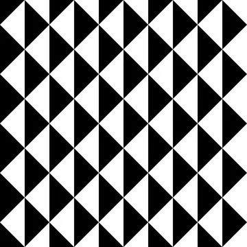 Geometric pattern with triangles. Black and white background. Vector texture Stockillustratie
