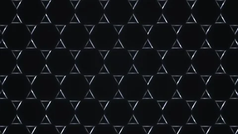 Geometric pattern of triangles in a dark background Stock Footage 340325490