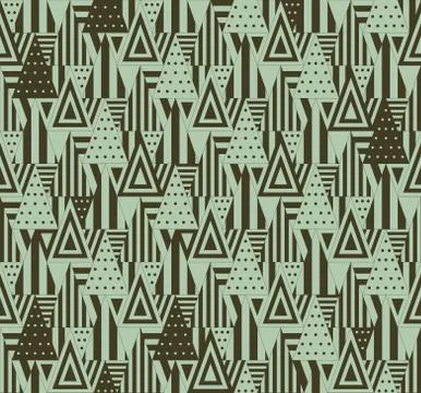 Geometric pattern with triangles Stock Illustration