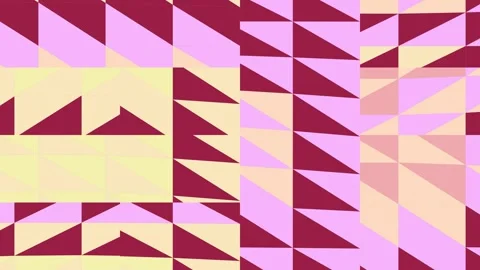Geometric Pattern with Triangles in Motion. Video stock 330131034