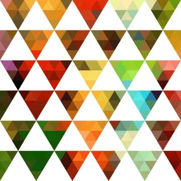 Geometric pattern of triangles shapes. colorful mosaic backdrop. geometric hi 스톡 일러스트