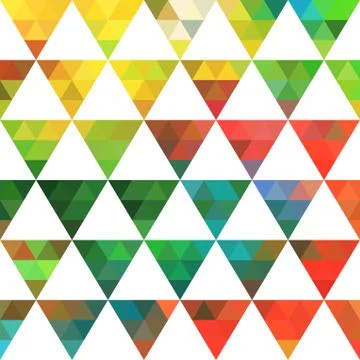 Geometric pattern of triangles shapes. colorful mosaic backdrop. geometric hi Illustrazione stock