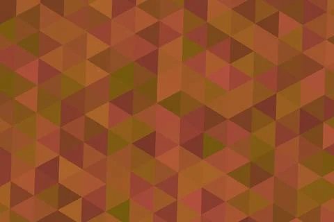 Geometric pattern with triangles in warm earthy tones Stock Illustration