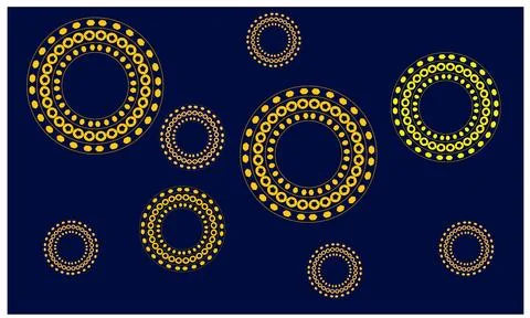 Geometric pattern vector background with Scandinavian abstract Stock Illustration