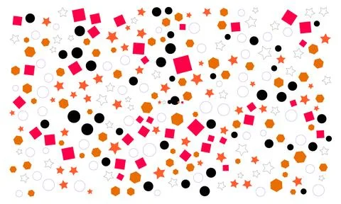 Geometric pattern vector background with Scandinavian abstract Stock Illustration